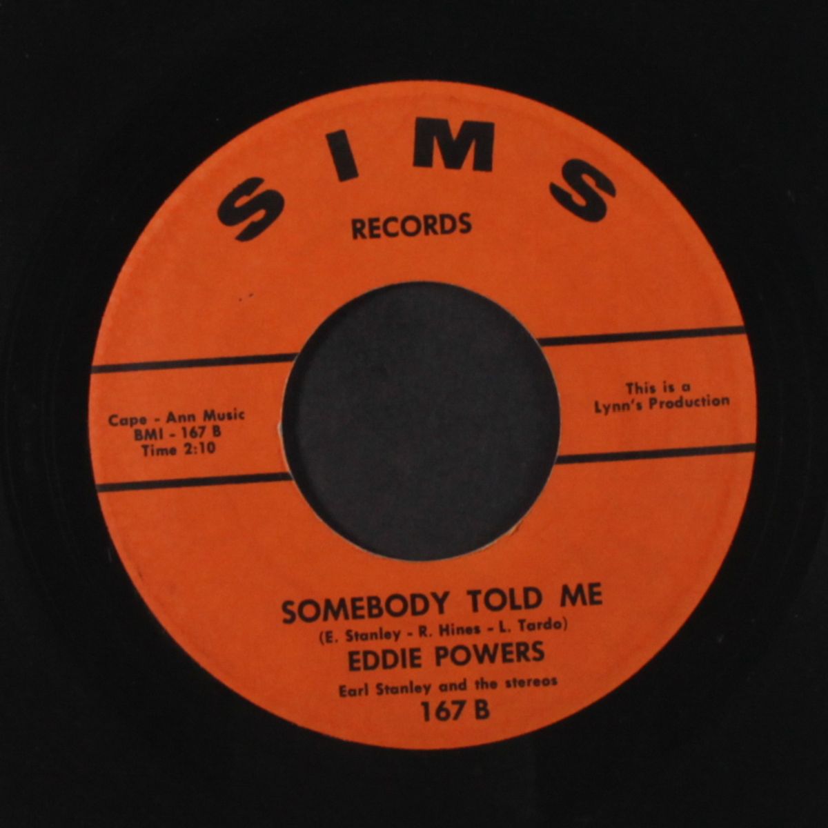 gypsy woman told me / somebody told me by EDDIE POWERS