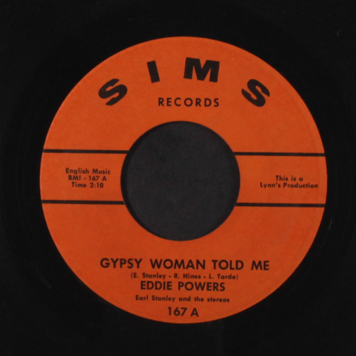 gypsy woman told me / somebody told me by EDDIE POWERS
