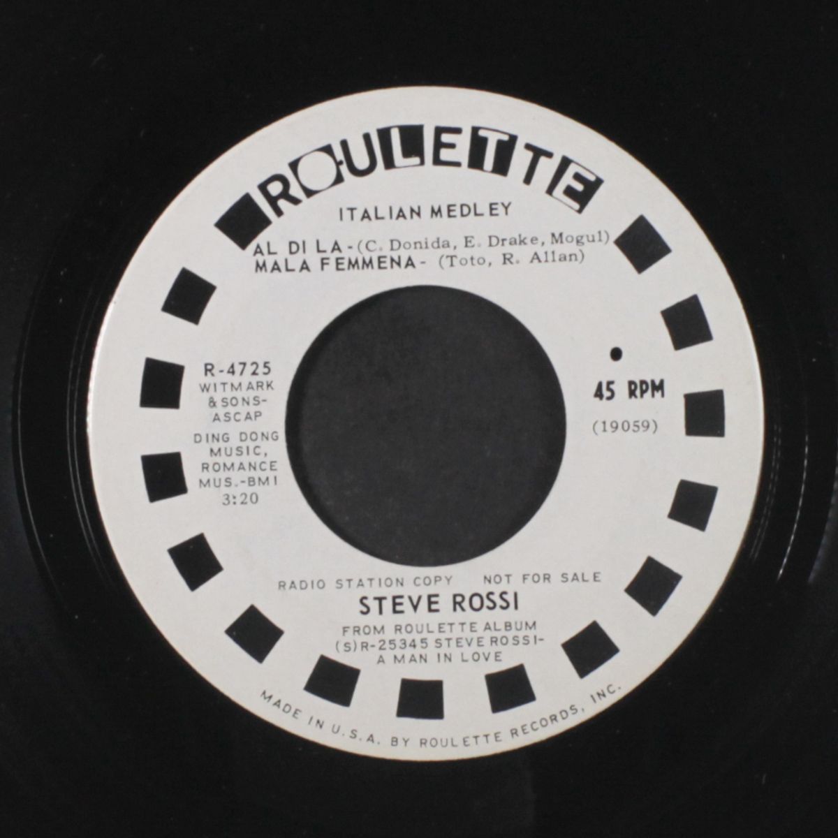 insensitive / italian medley by STEVE ROSSI