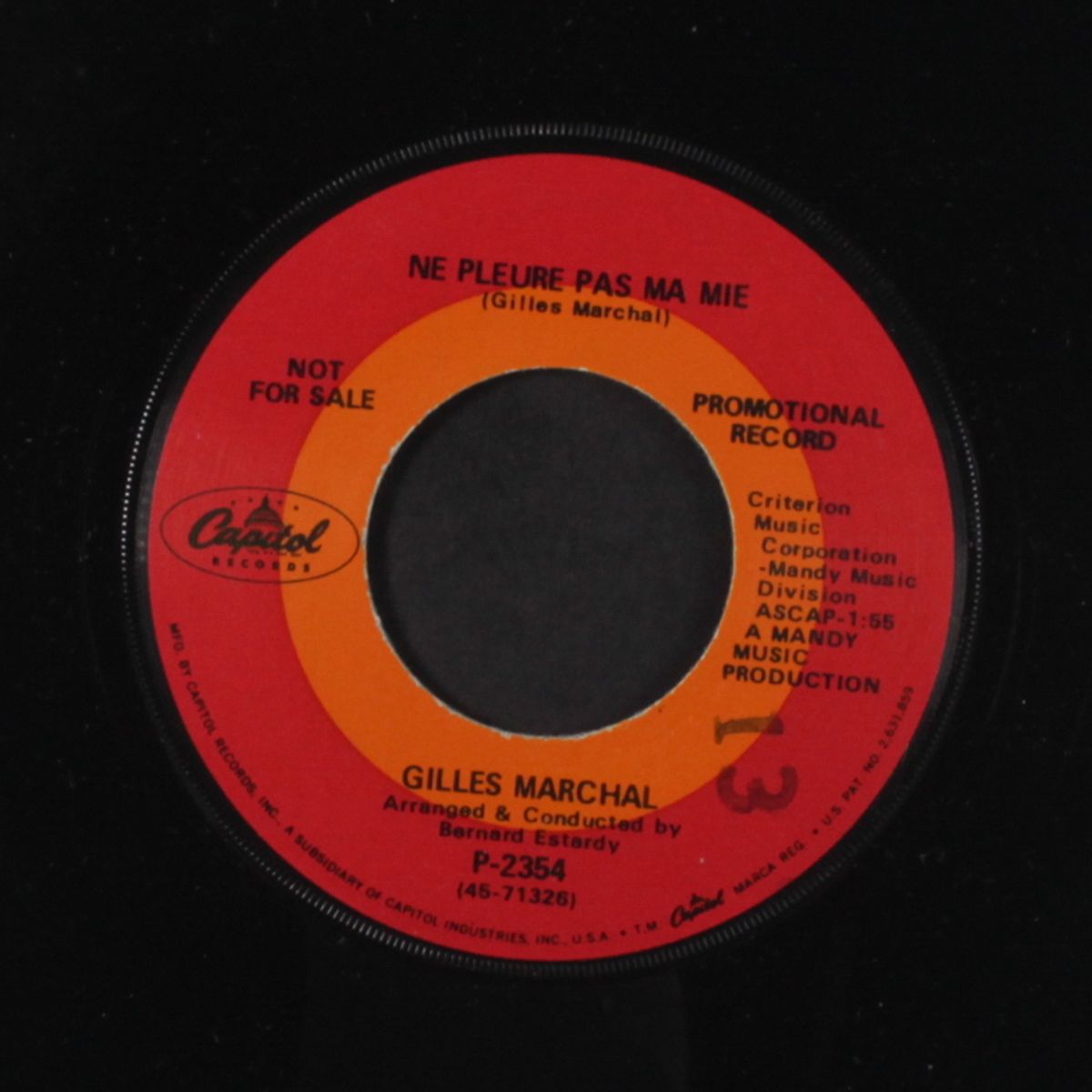 cry no more maria / ne pleure pas ma mie by GILLES MARCHAL