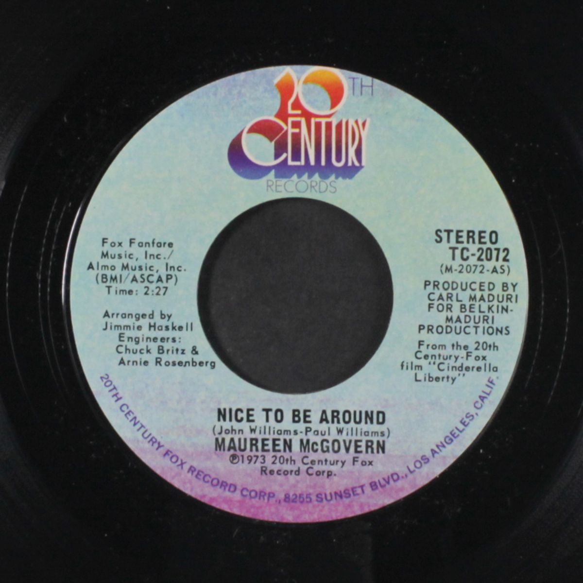 nice to be around / if i wrote you a song by MAUREEN MCGOVERN