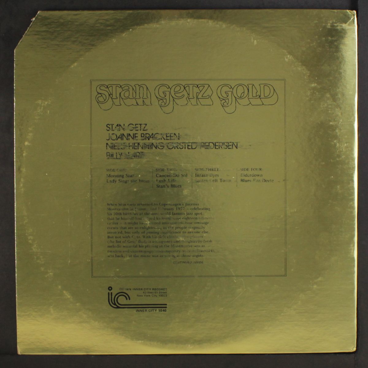 gold, happy 50th, stan by STAN GETZ