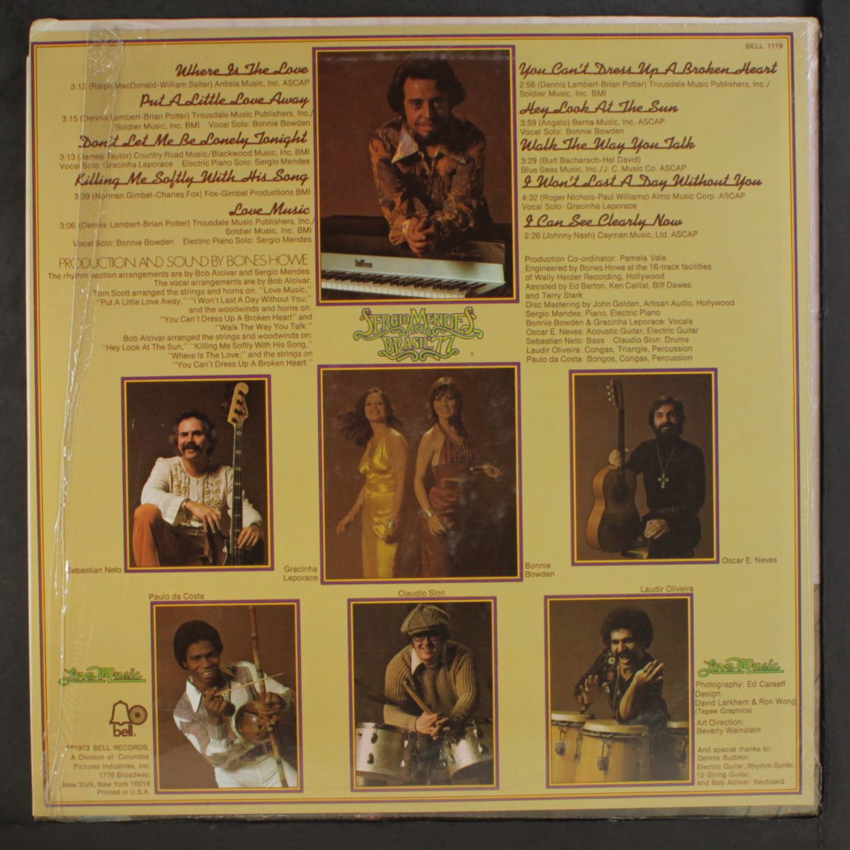 love music by SERGIO MENDES & BRASIL '77