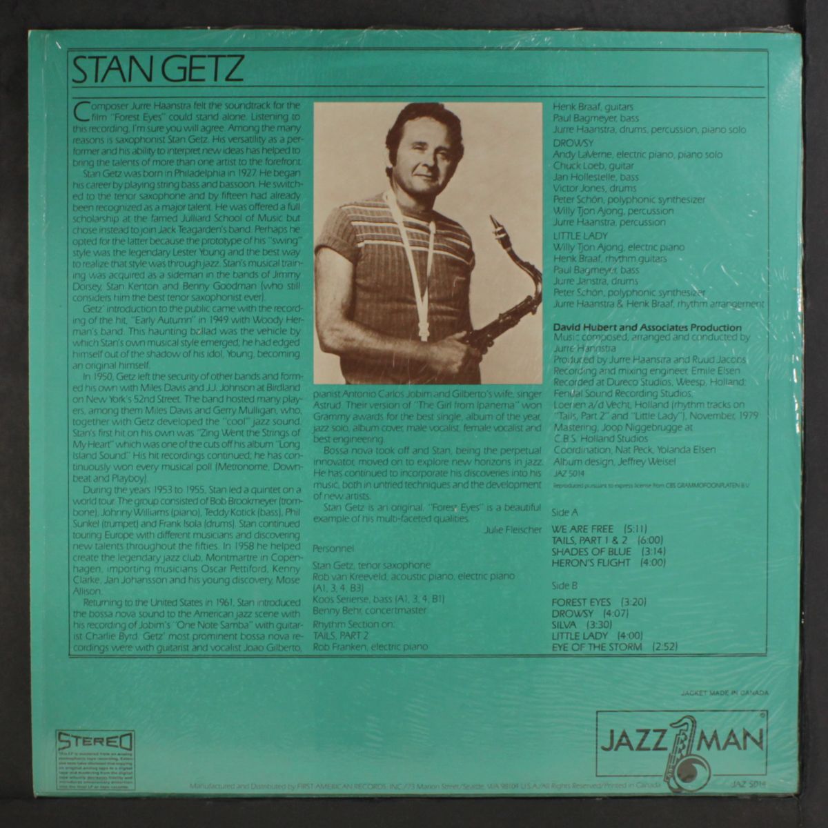 forest eyes by STAN GETZ