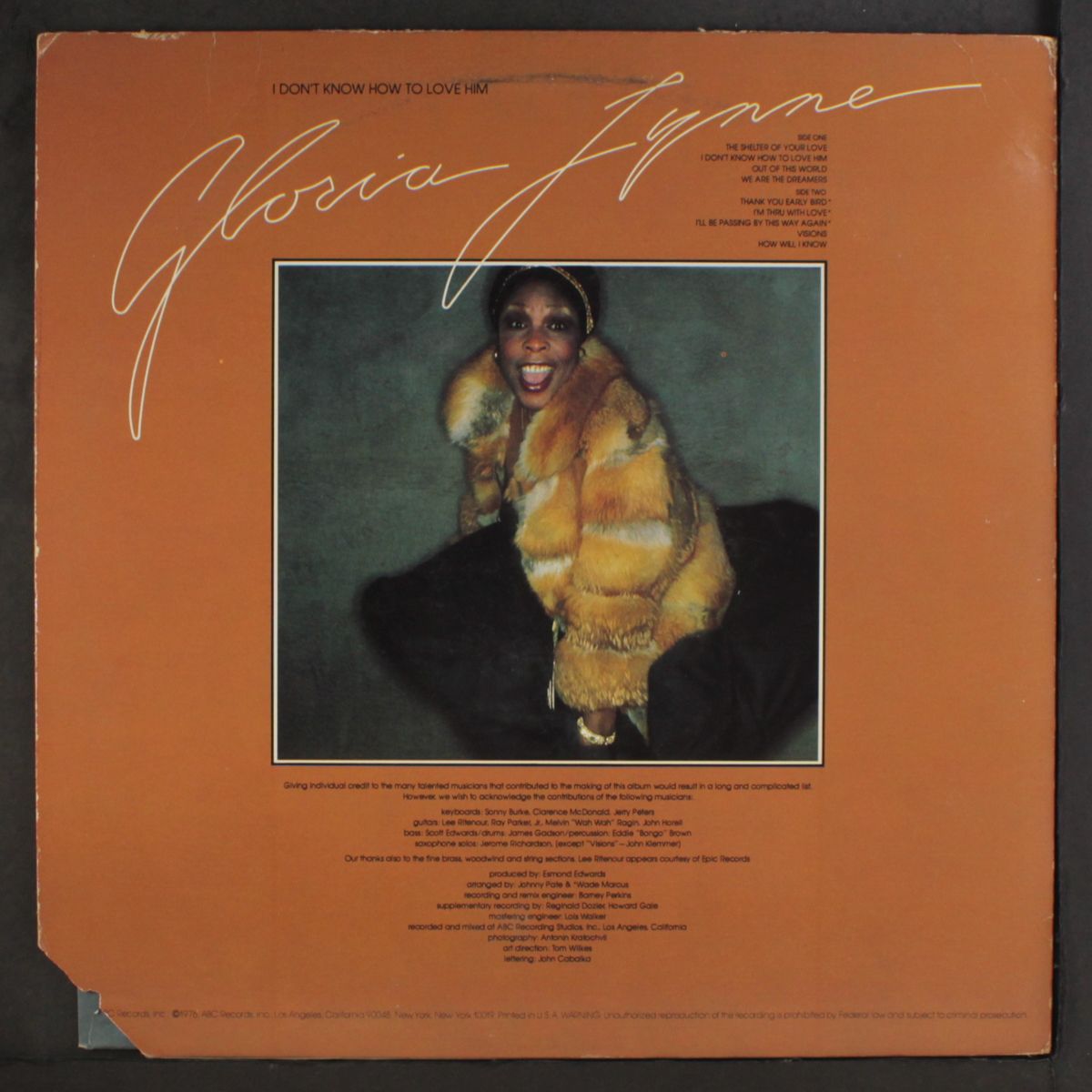 i don't know how to love him by GLORIA LYNNE