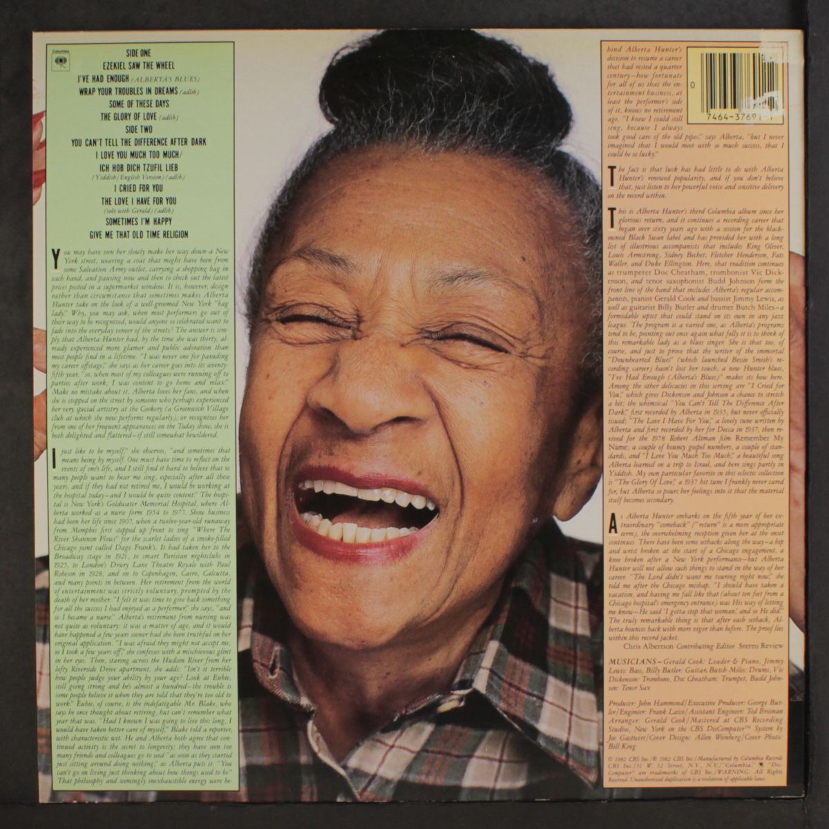 the glory of by ALBERTA HUNTER