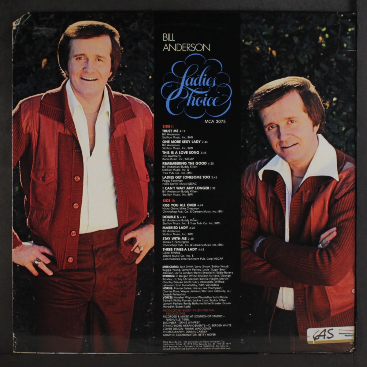 ladies choice by BILL ANDERSON