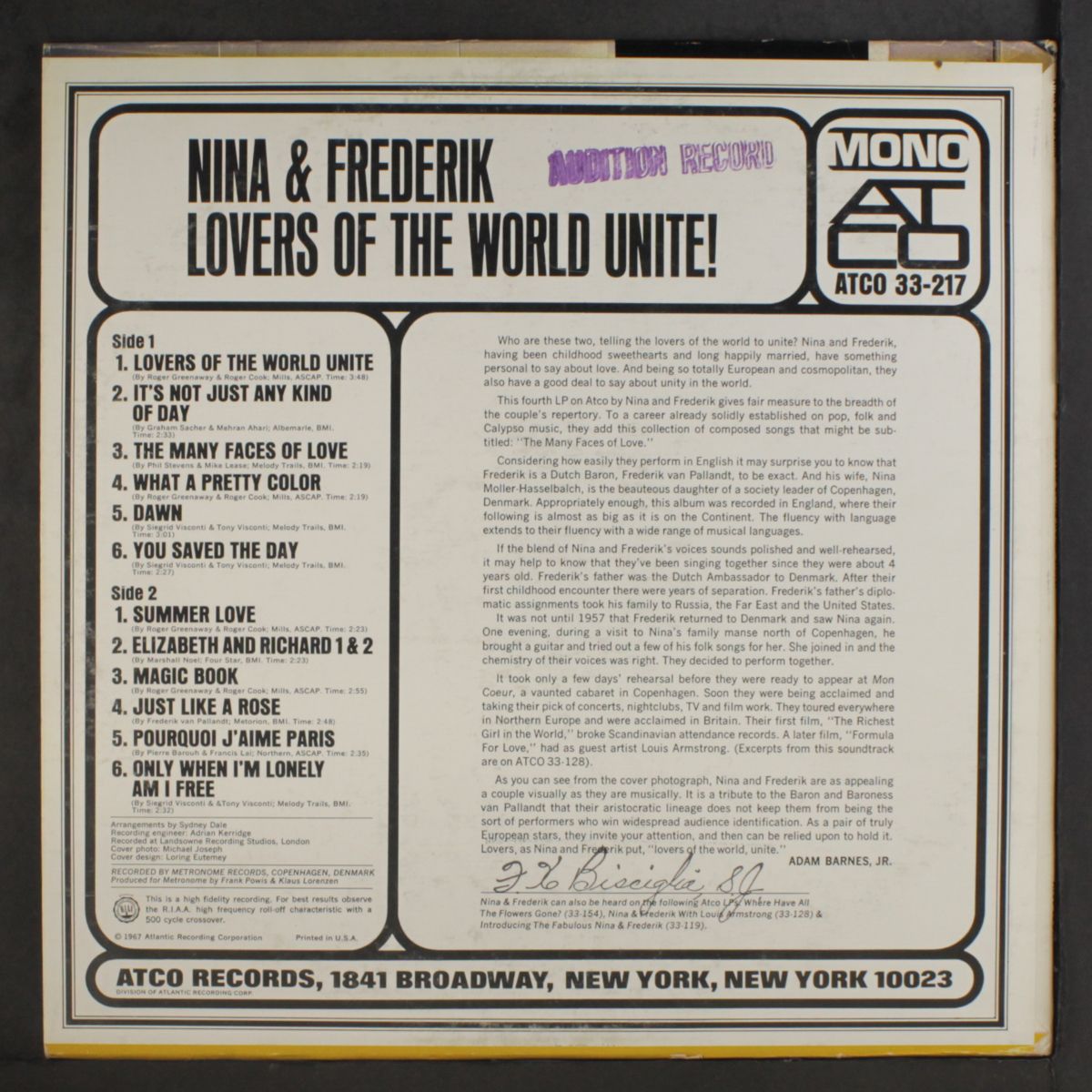 lovers of the world unite! by NINA & FREDERIK