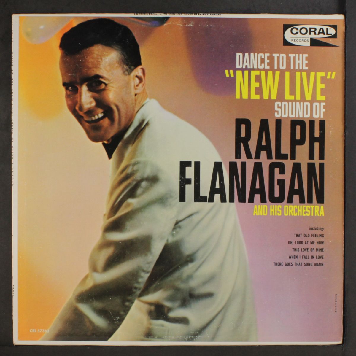 dance to the new live sound by RALPH FLANAGAN