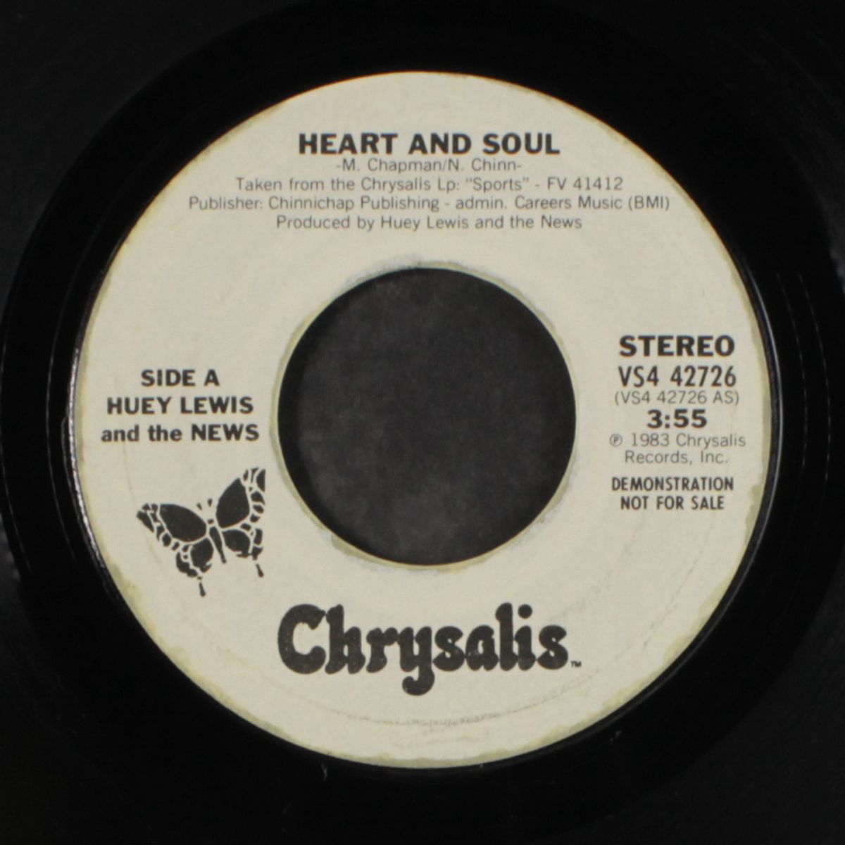 heart and soul / you crack me up by HUEY LEWIS & NEWS