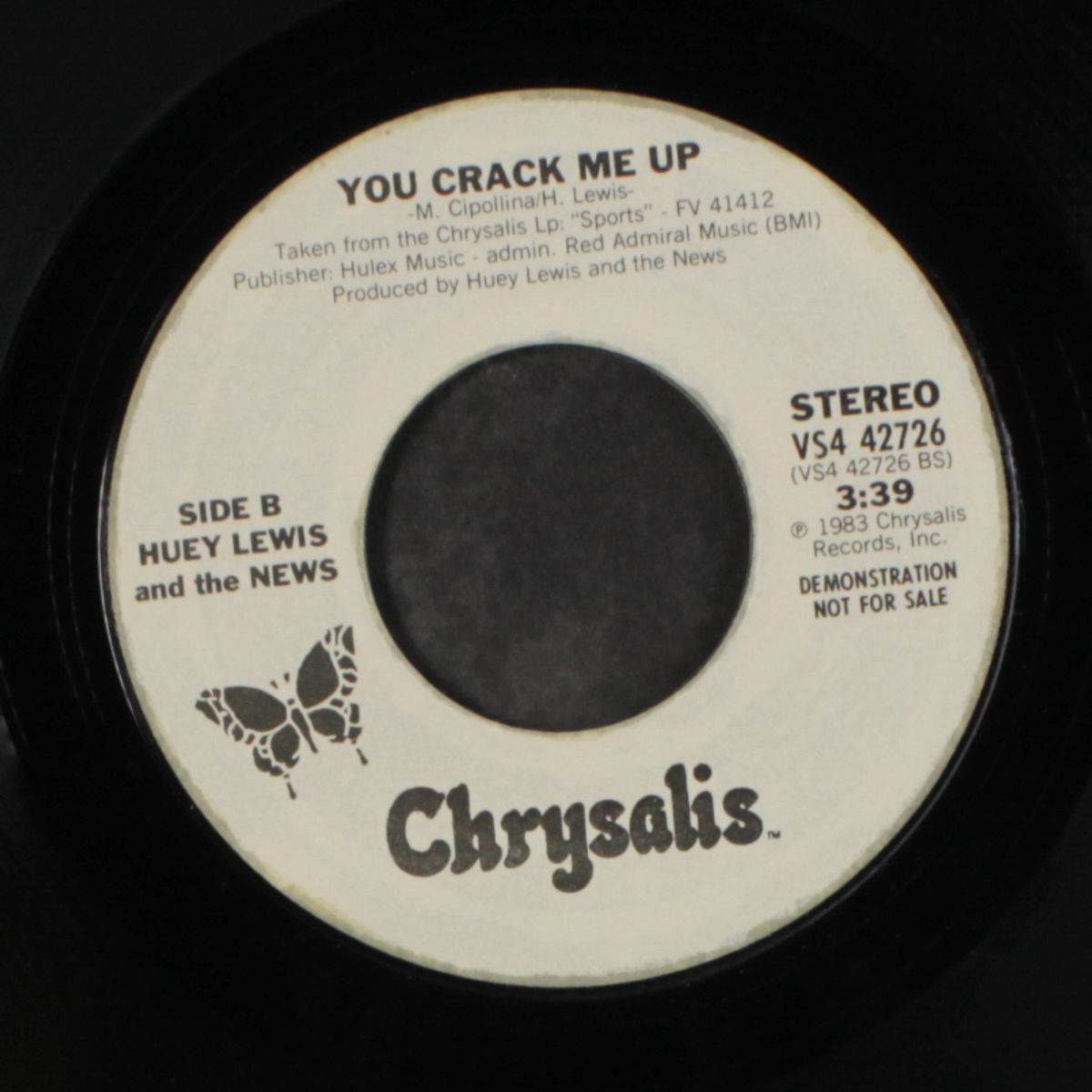 heart and soul / you crack me up by HUEY LEWIS & NEWS