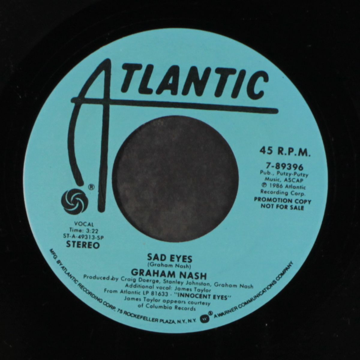 sad eyes / same by GRAHAM NASH