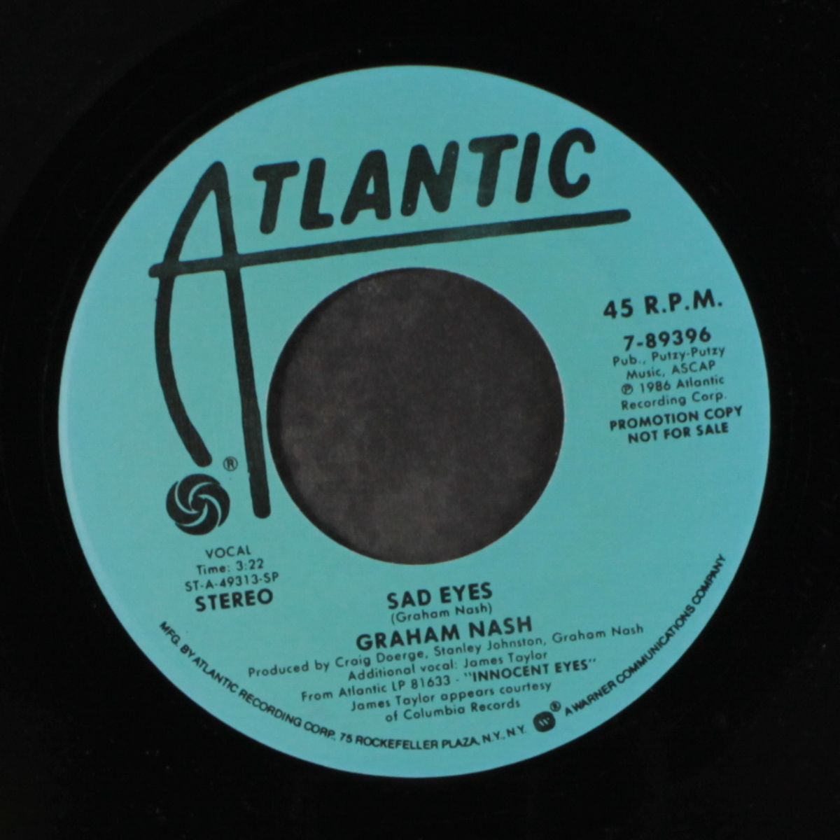 sad eyes / same by GRAHAM NASH
