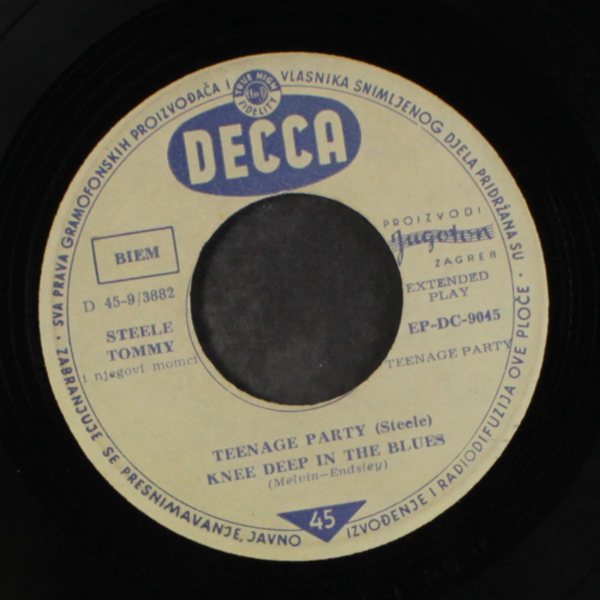 teenage party + 3 by TOMMY STEELE / WINIFRED ATWELL