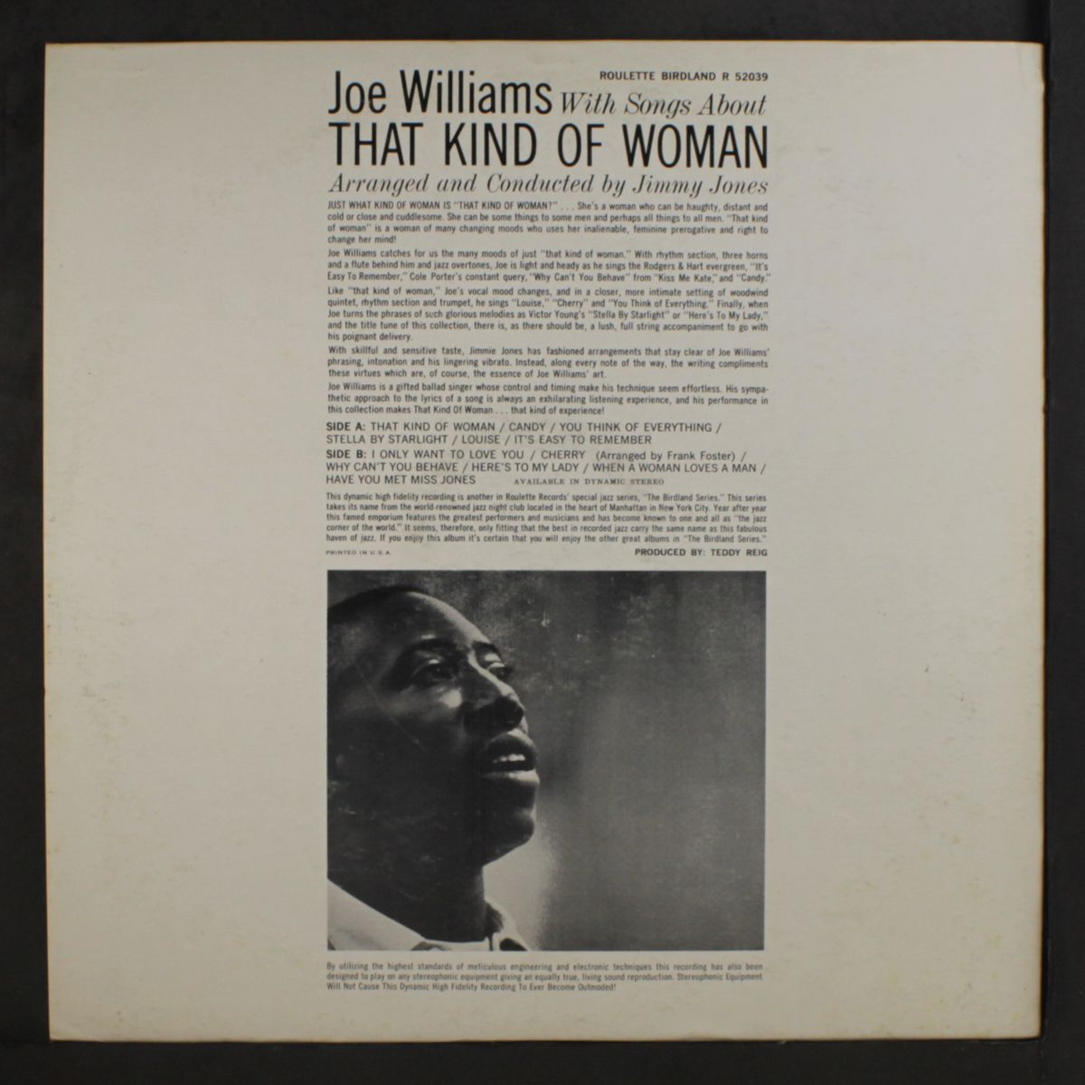 that kind of woman by JOE WILLIAMS