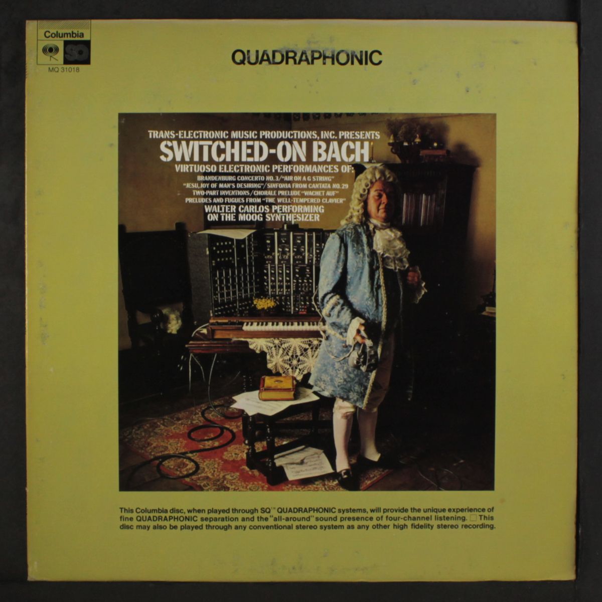 switched on bach by WALTER CARLOS
