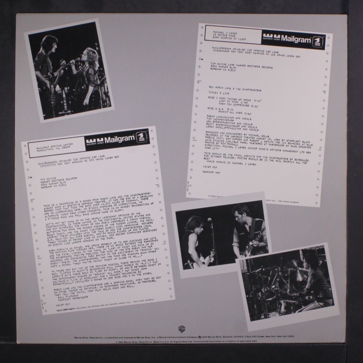 5 live by ROBIN LANE & CHARTBUSTERS