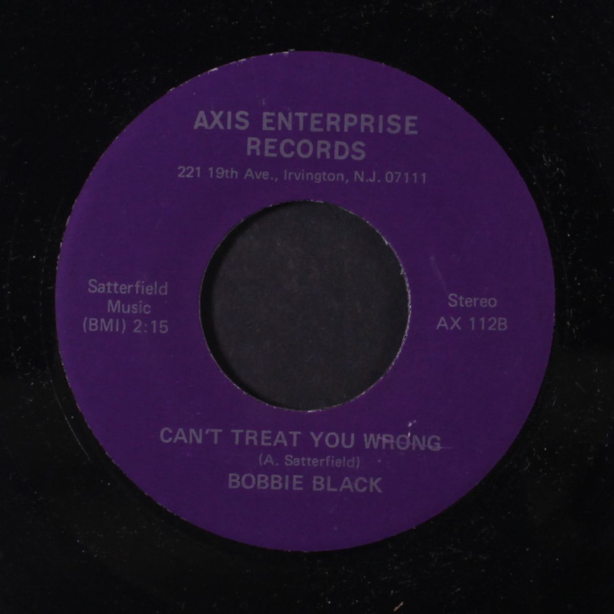 we need love / can't treat you wrong by BOBBIE BLACK