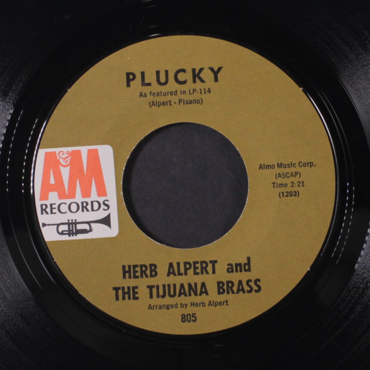 the work song / plucky by HERB ALPERT'S TIJUANA BRASS