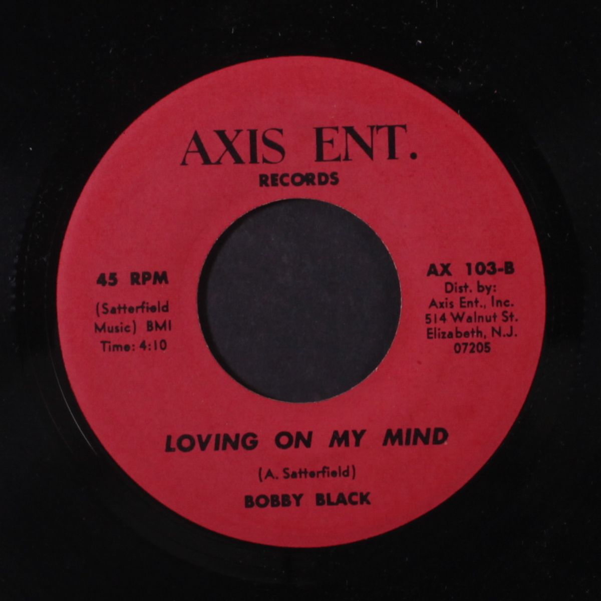 my love is blind / loving on my mind by BOBBY BLACK