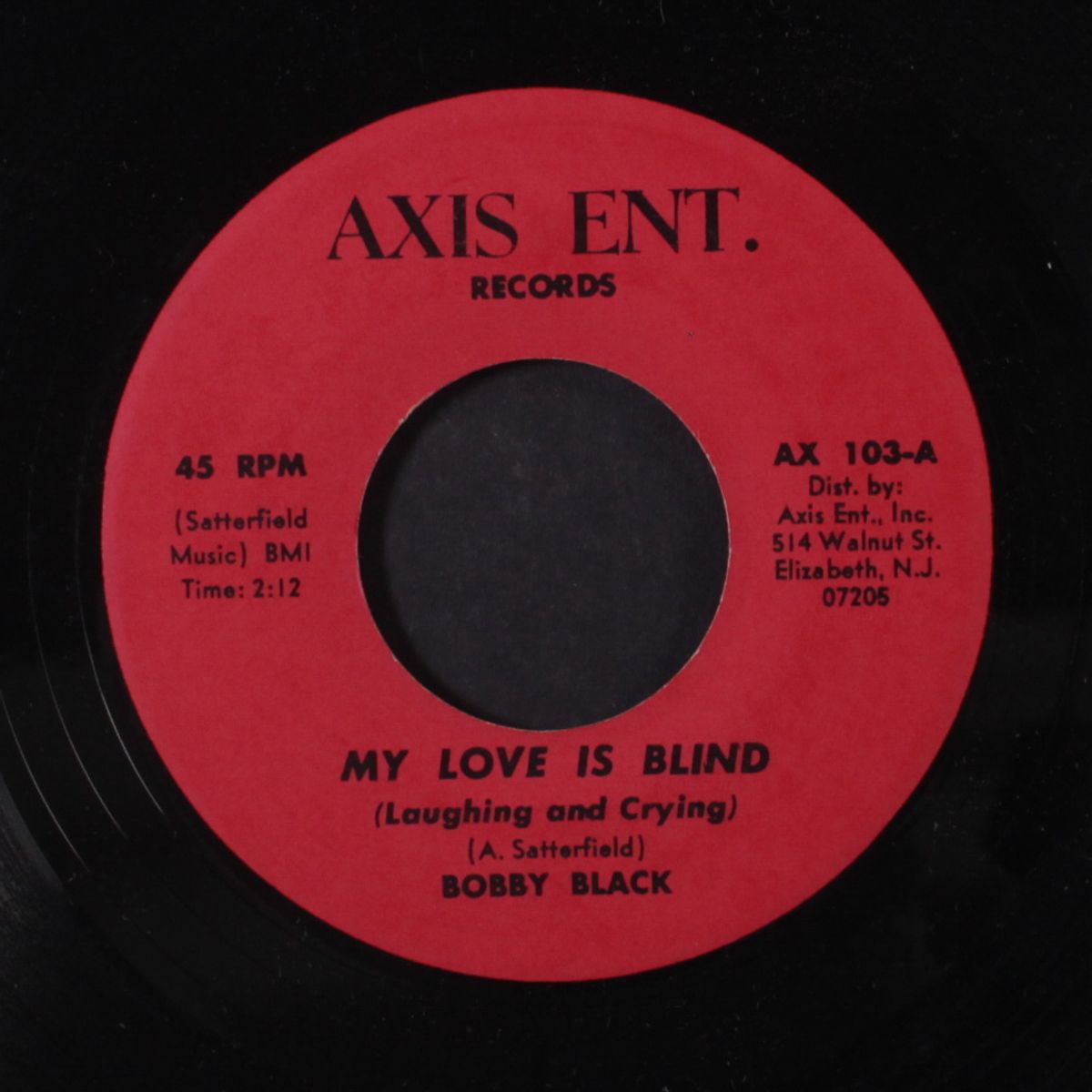 my love is blind / loving on my mind by BOBBY BLACK