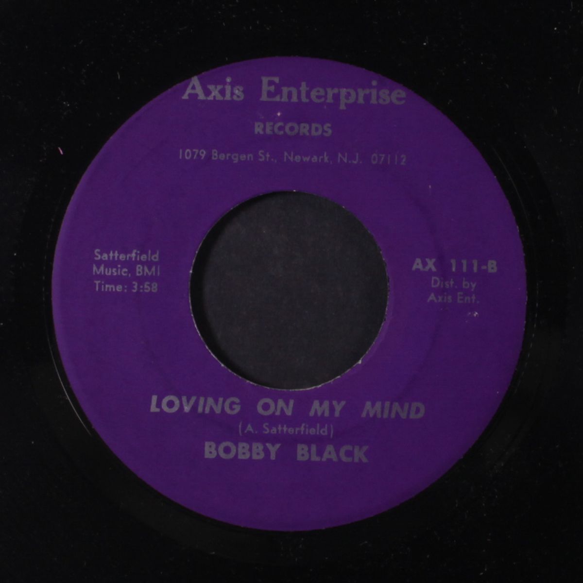 late late movie / loving on my mind by BOBBY BLACK