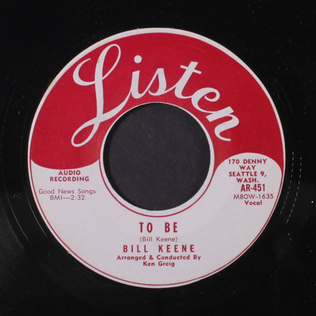 to be / send me your love by BILL KEENE