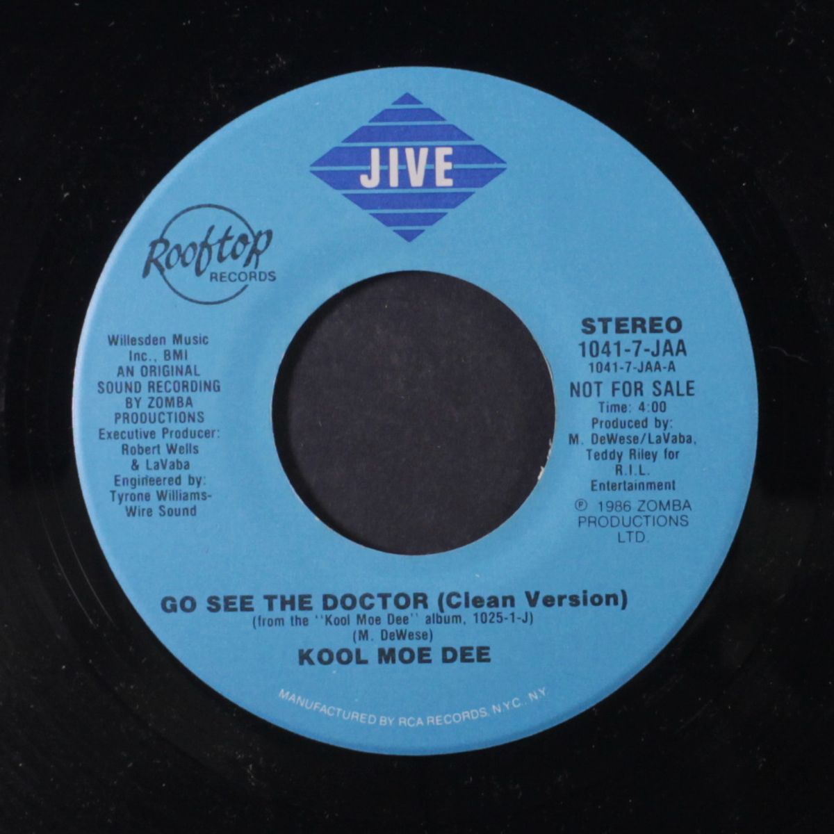 go see the doctor (clean / same) by KOOL MOE DEE