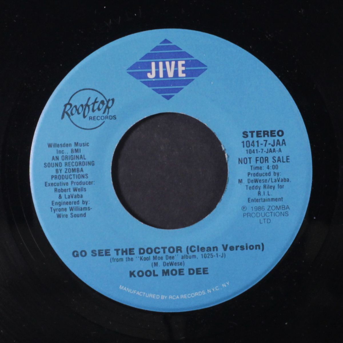 go see the doctor (clean / same) by KOOL MOE DEE