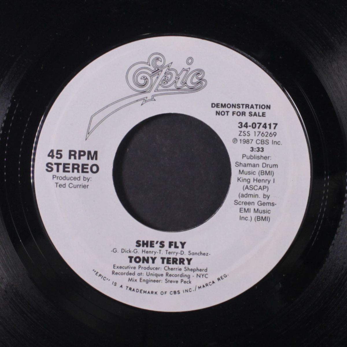 she's fly / same by TONY TERRY