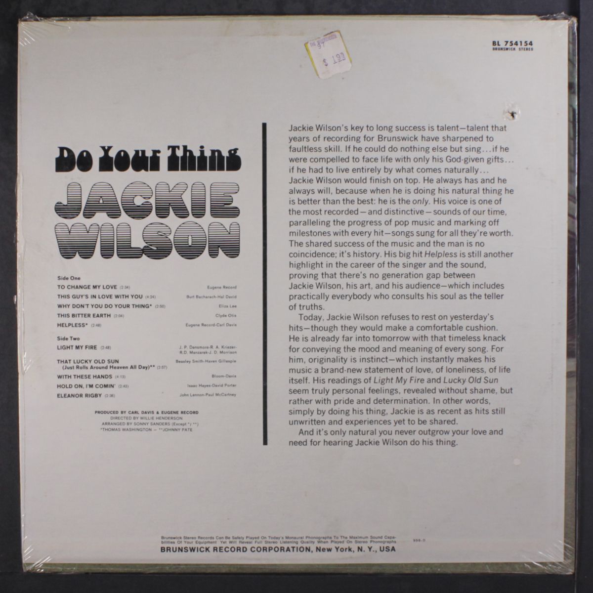 do your thing by JACKIE WILSON