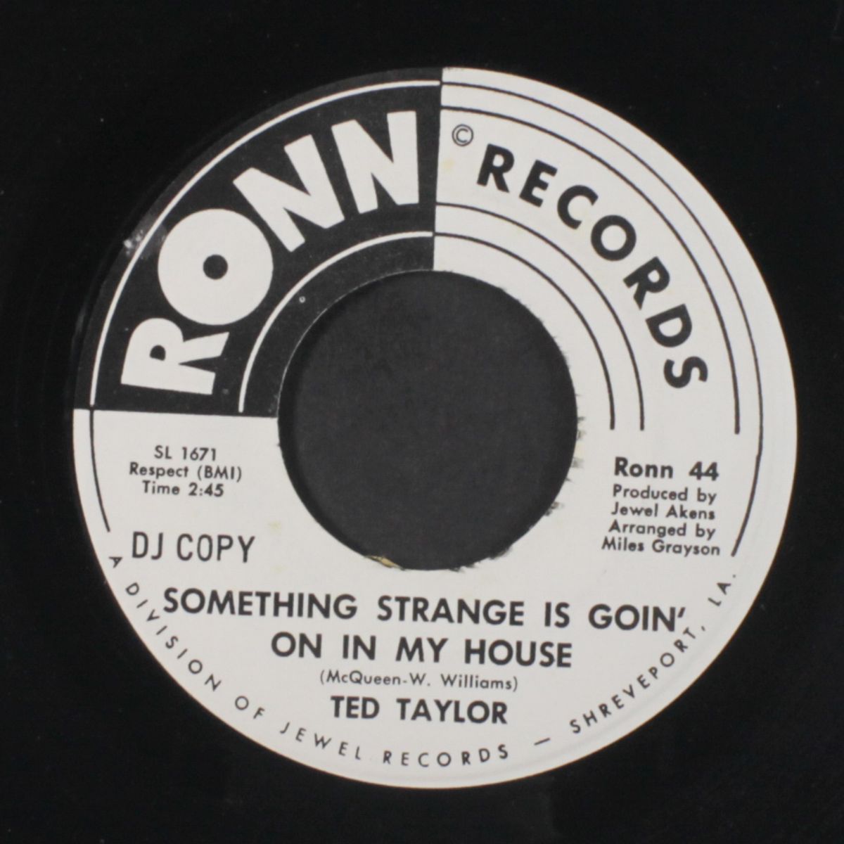 something strange is goin' on in my house / funky thing by TED TAYLOR