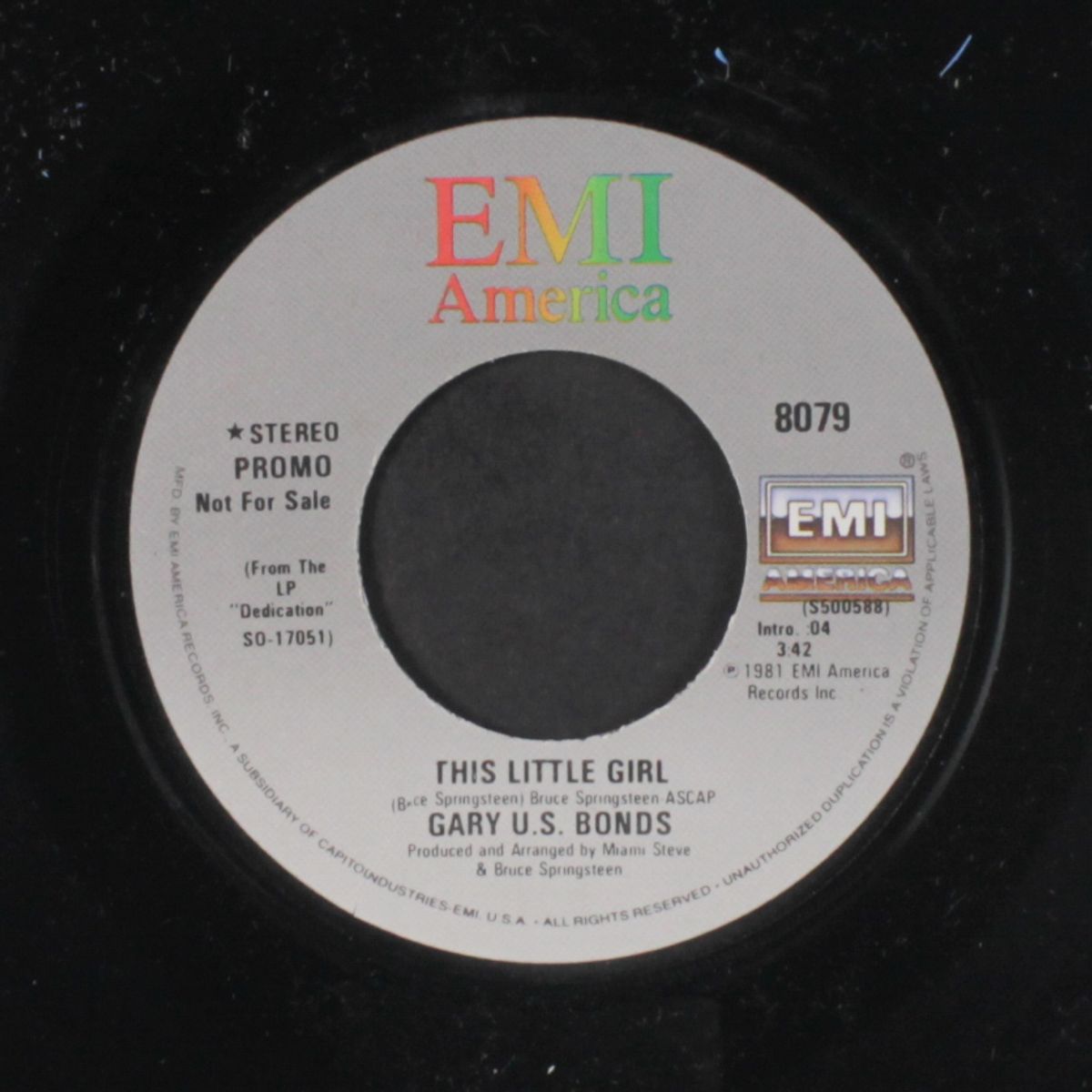 this little girl / way back when by GARY U.S. BONDS