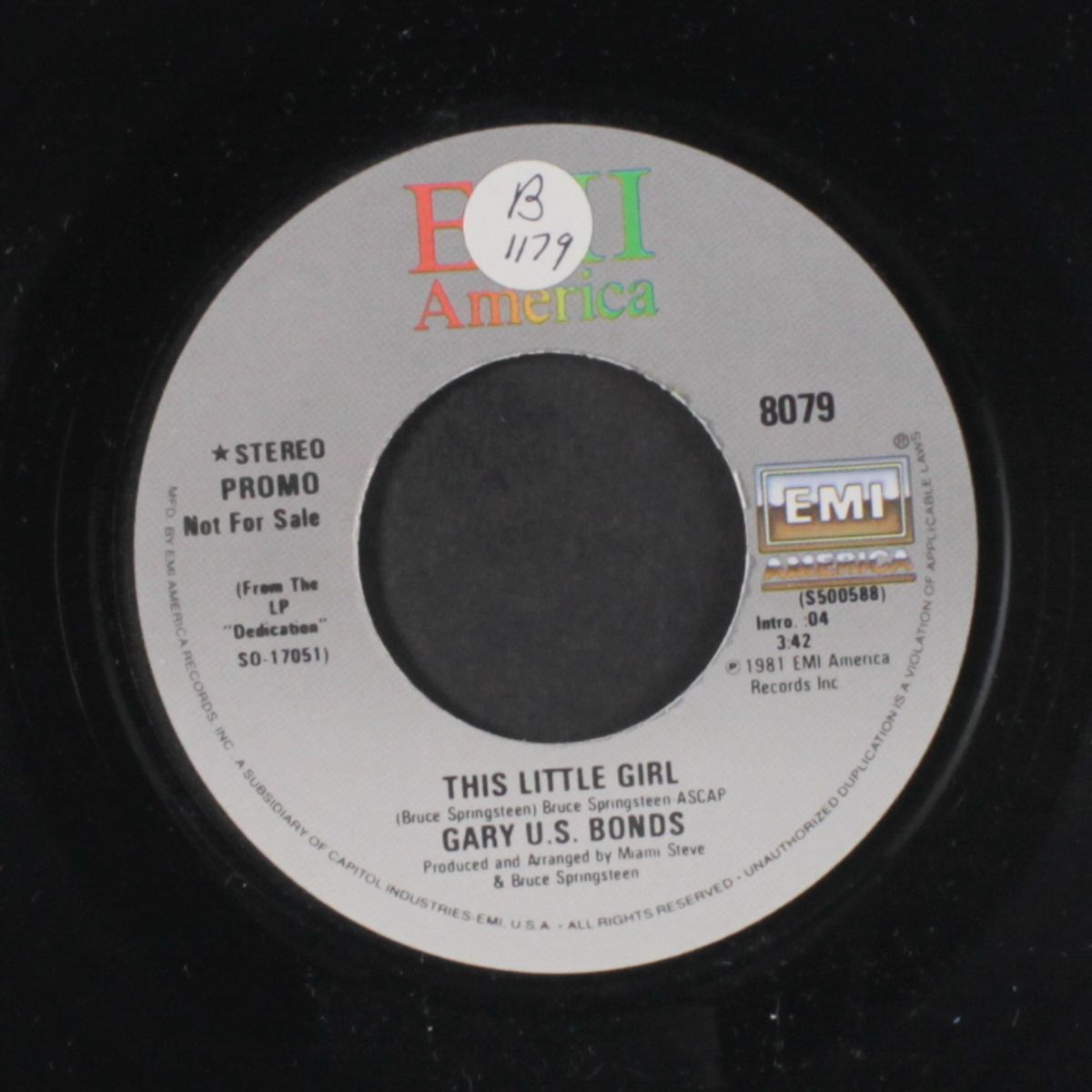 this little girl / way back when by GARY U.S. BONDS