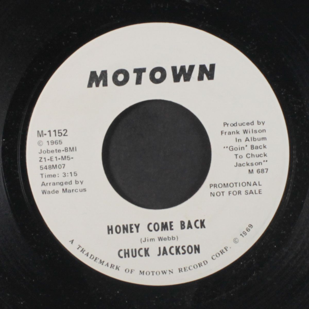 honey come back / same by CHUCK JACKSON