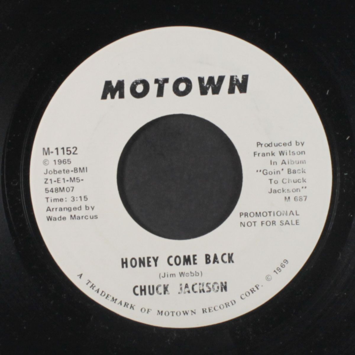 honey come back / same by CHUCK JACKSON