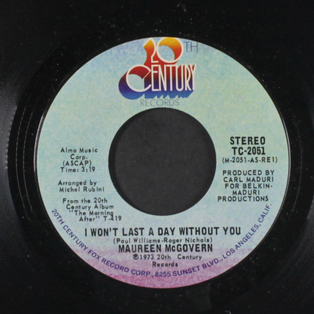 i won't last a day without you / darlene by MAUREEN MCGOVERN