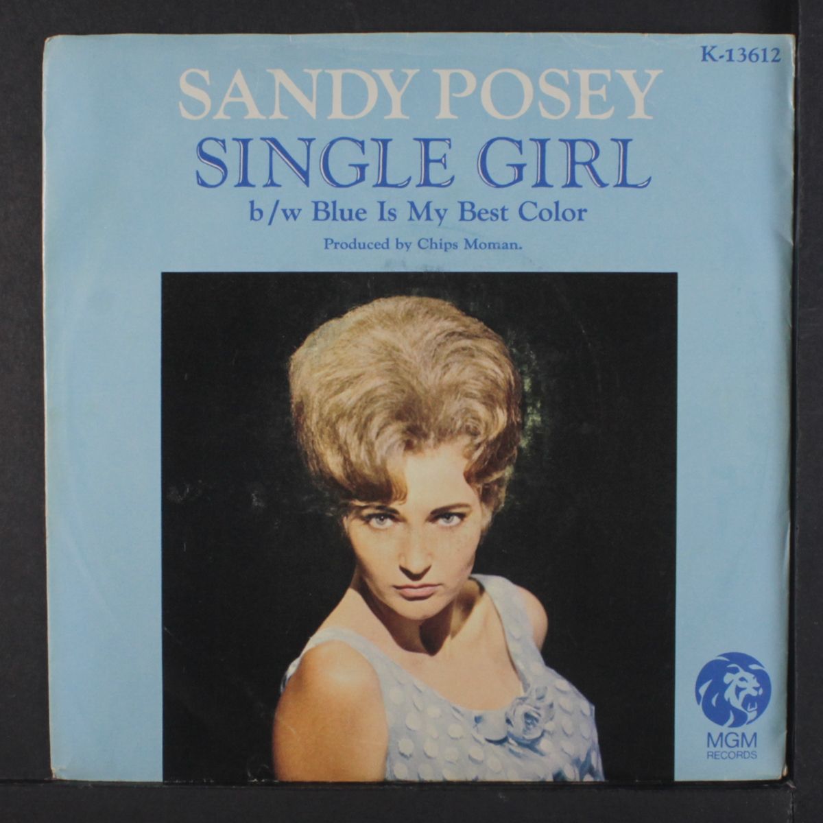 single girl / blue is my best color by SANDY POSEY