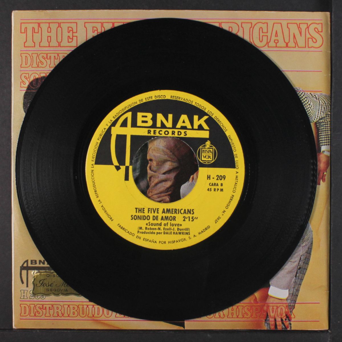 zip code / the sound of love by FIVE AMERICANS