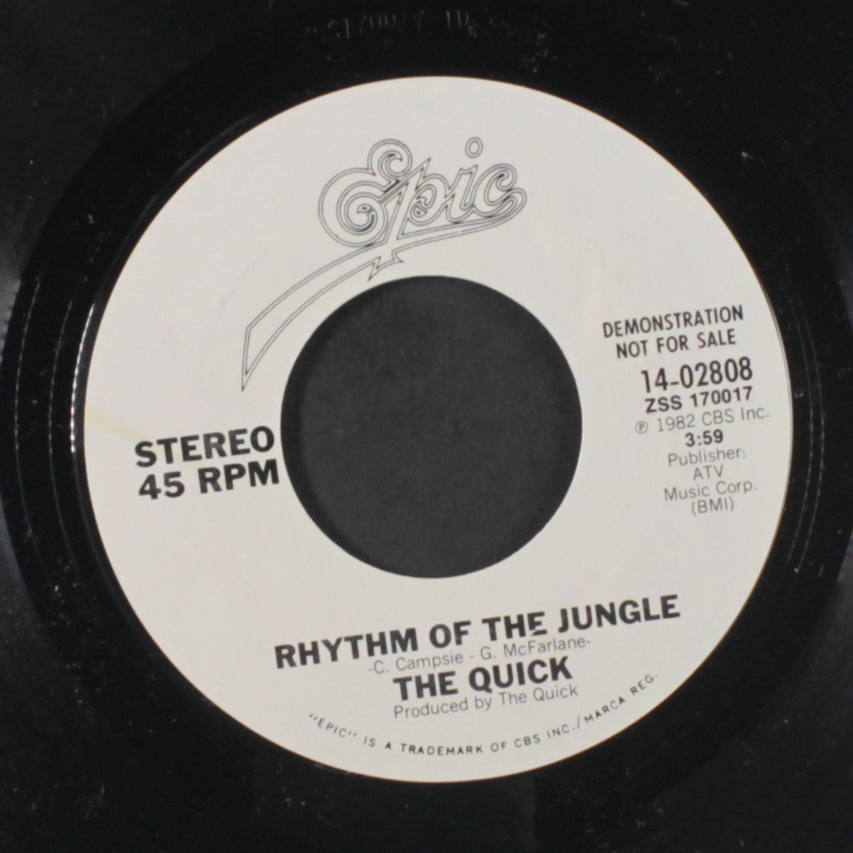 rhythm of the jungle / same by QUICK