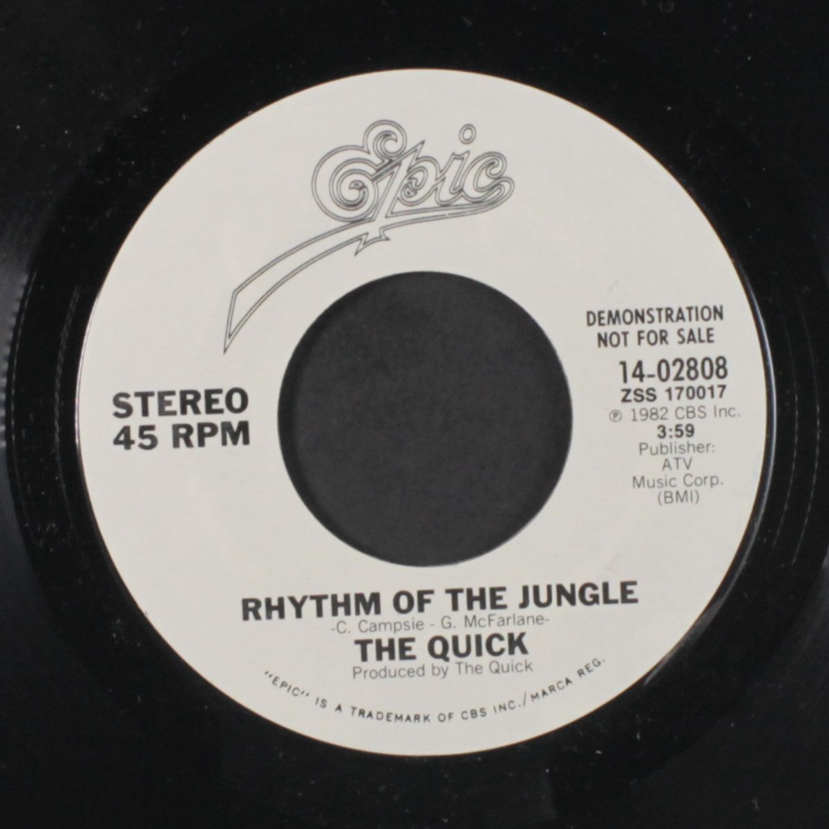 rhythm of the jungle / same by QUICK