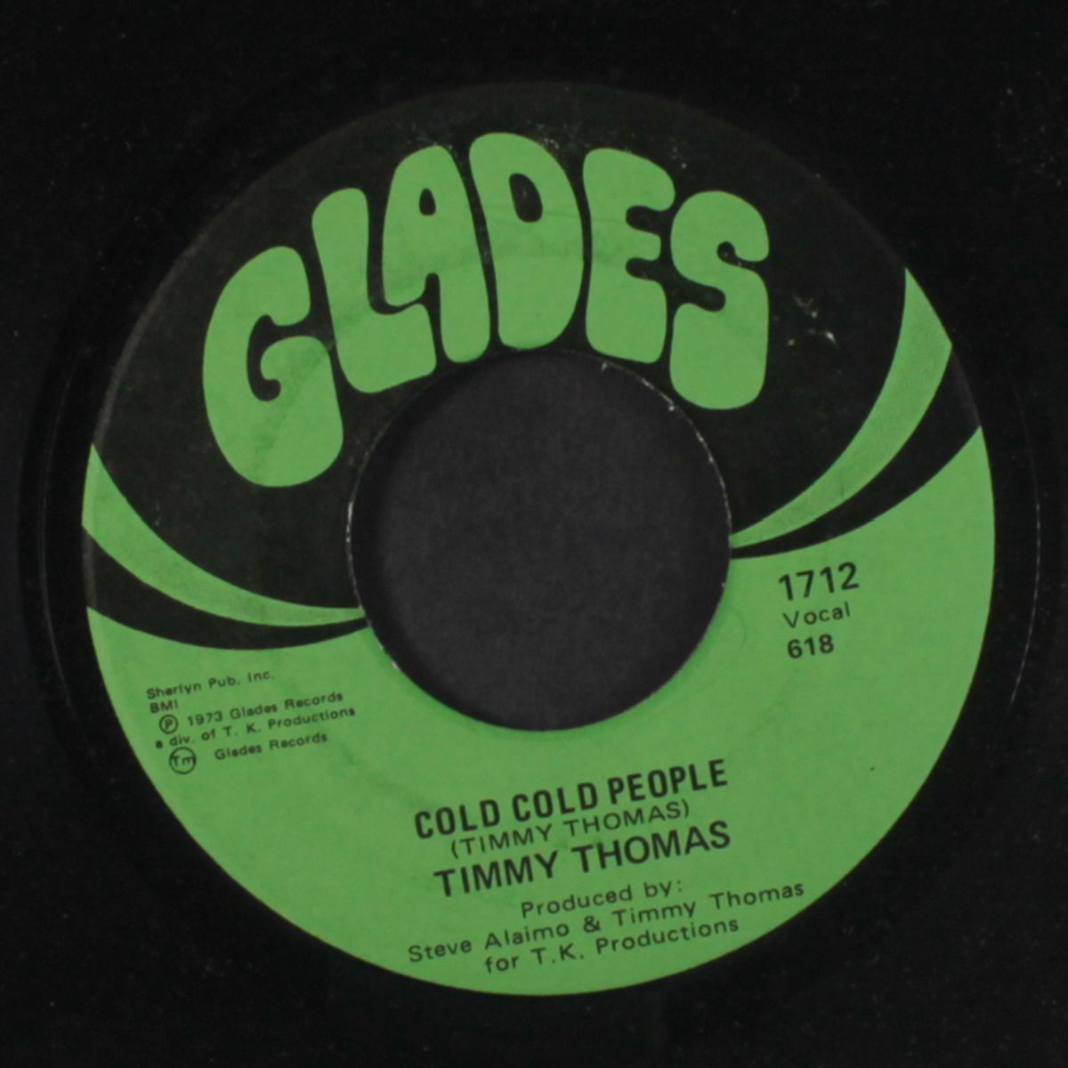 let me be your eyes / cold cold people by TIMMY THOMAS