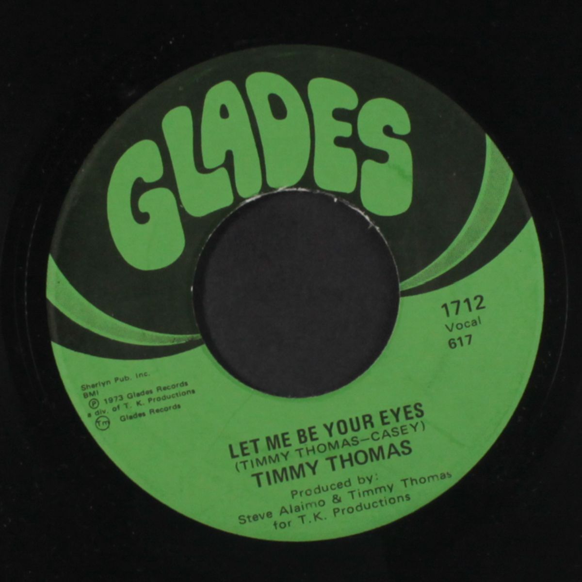 let me be your eyes / cold cold people by TIMMY THOMAS