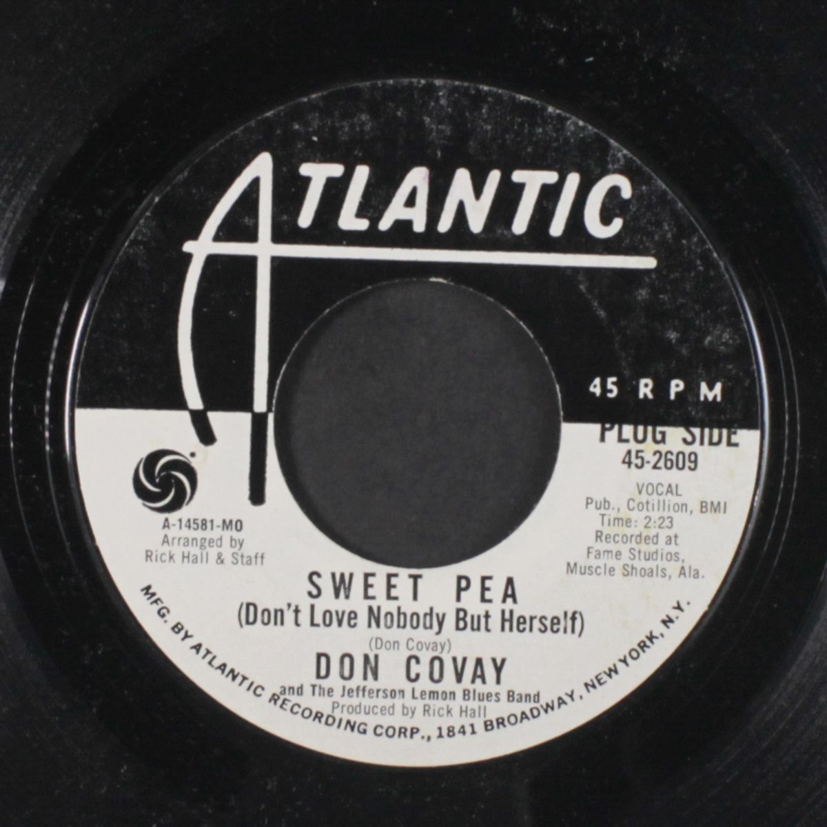 sweet pea / c.c. rider blues by DON COVAY