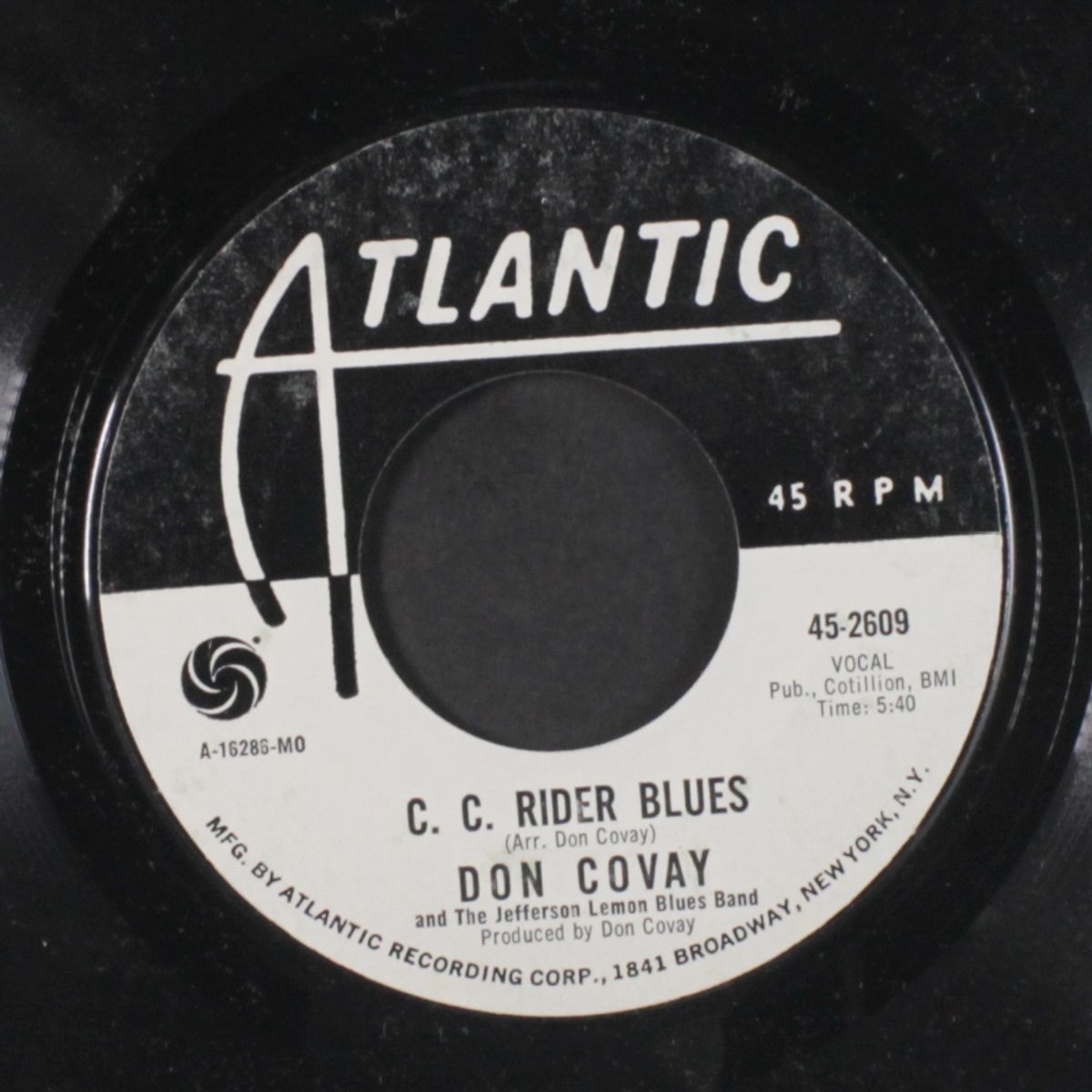 sweet pea / c.c. rider blues by DON COVAY