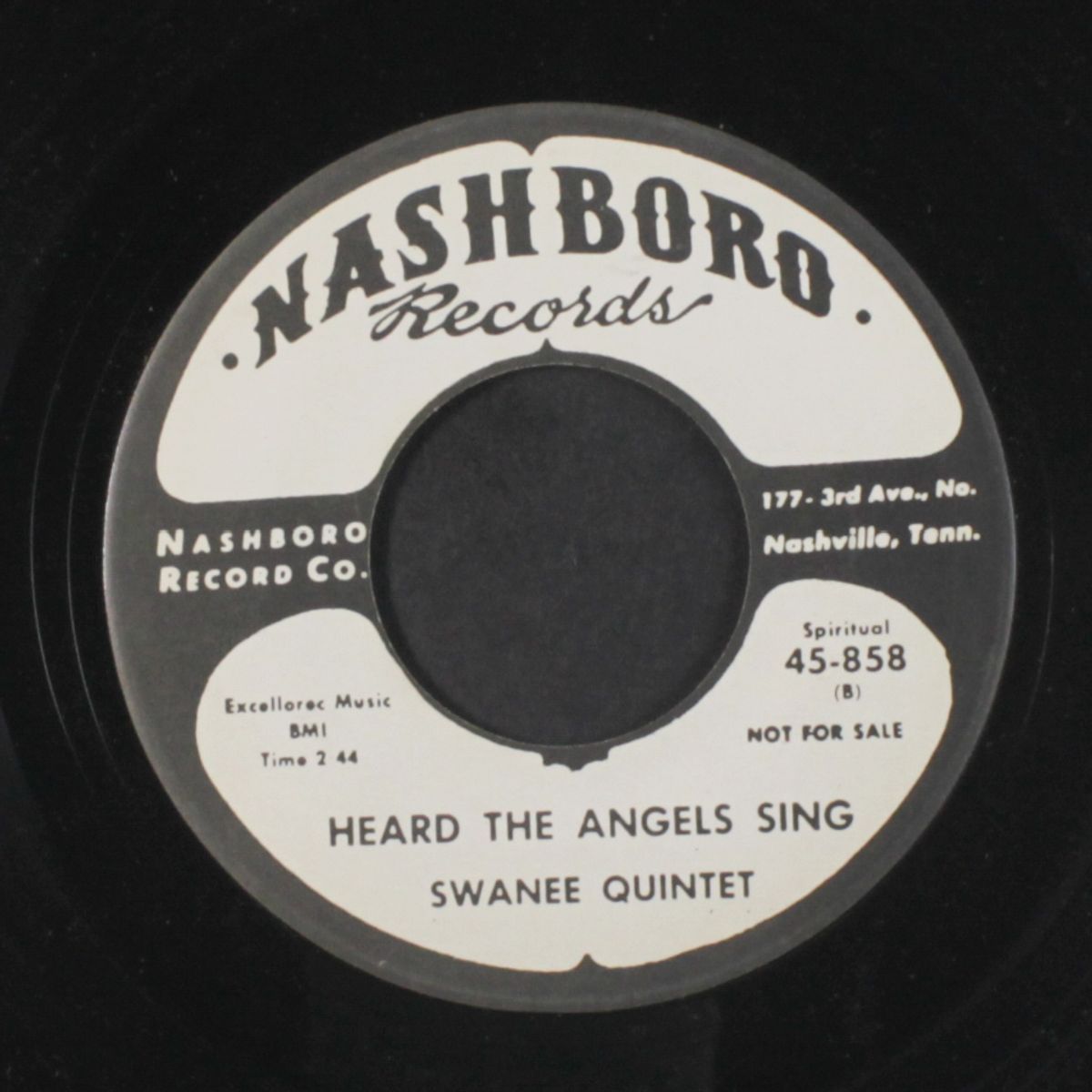 this train / heard the angels sing by SWANEE QUINTET