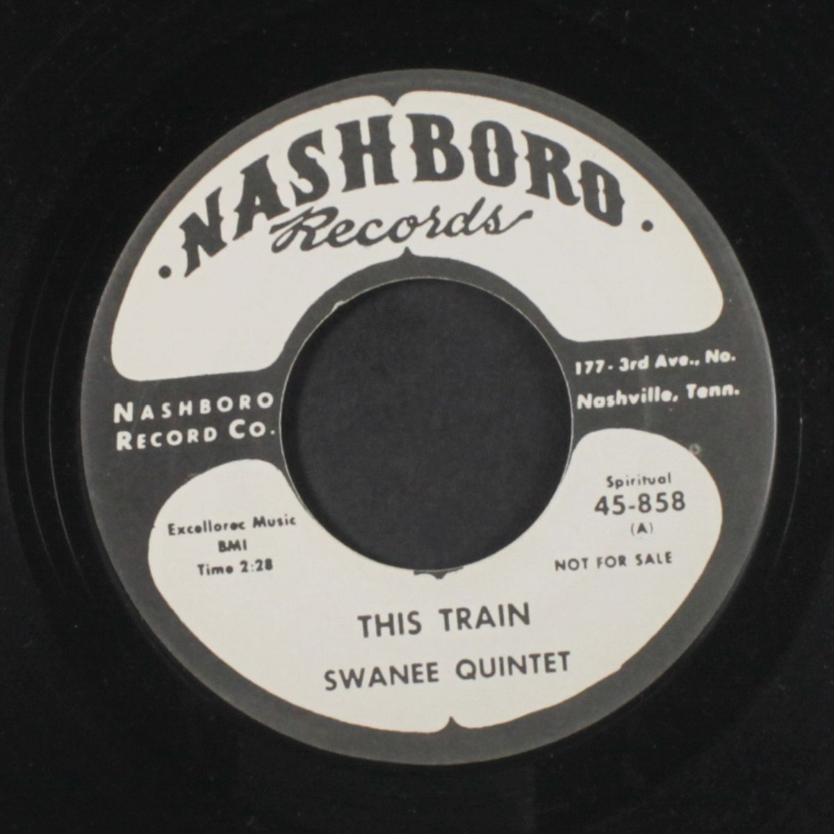 this train / heard the angels sing by SWANEE QUINTET