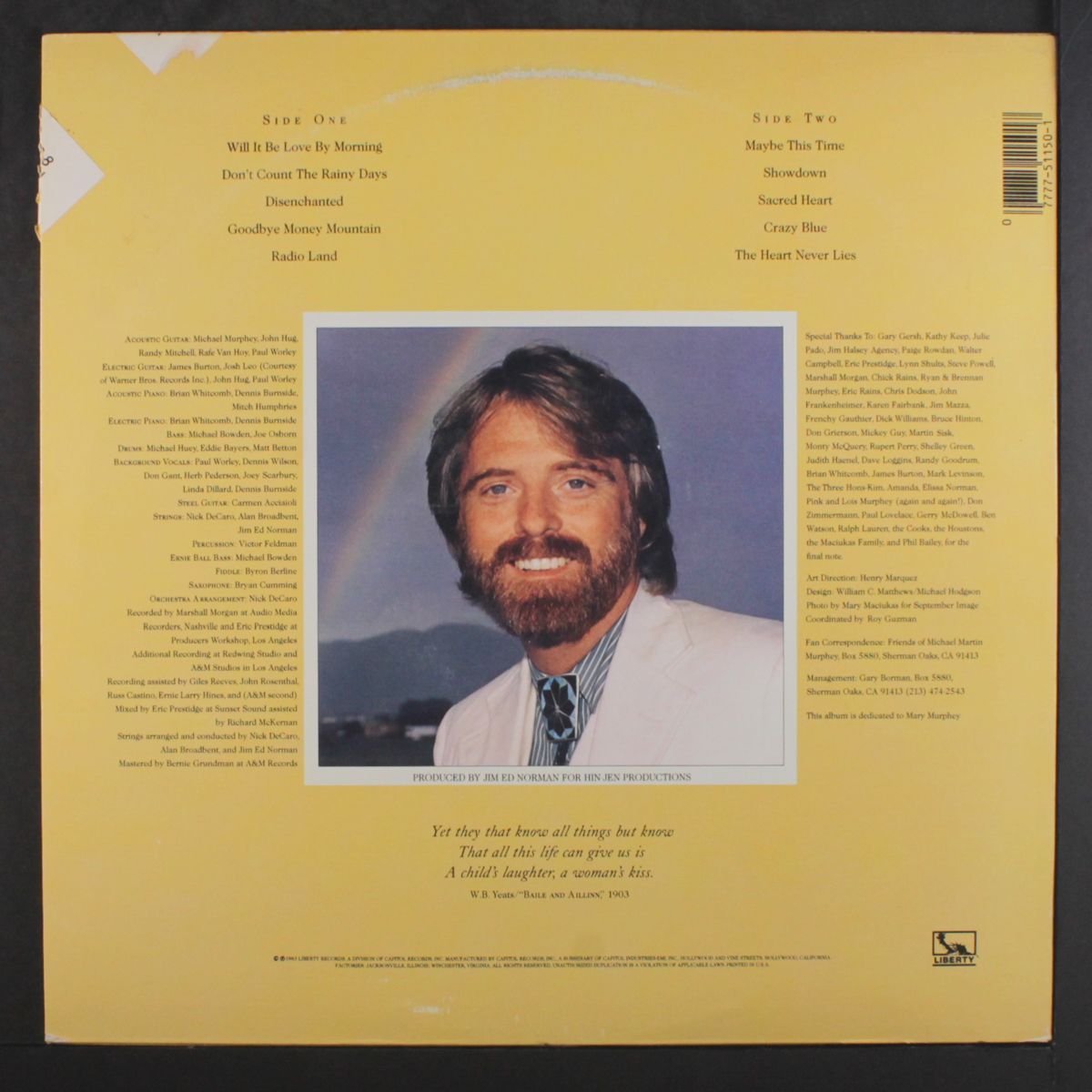 the heart never lies by MICHAEL MARTIN MURPHEY