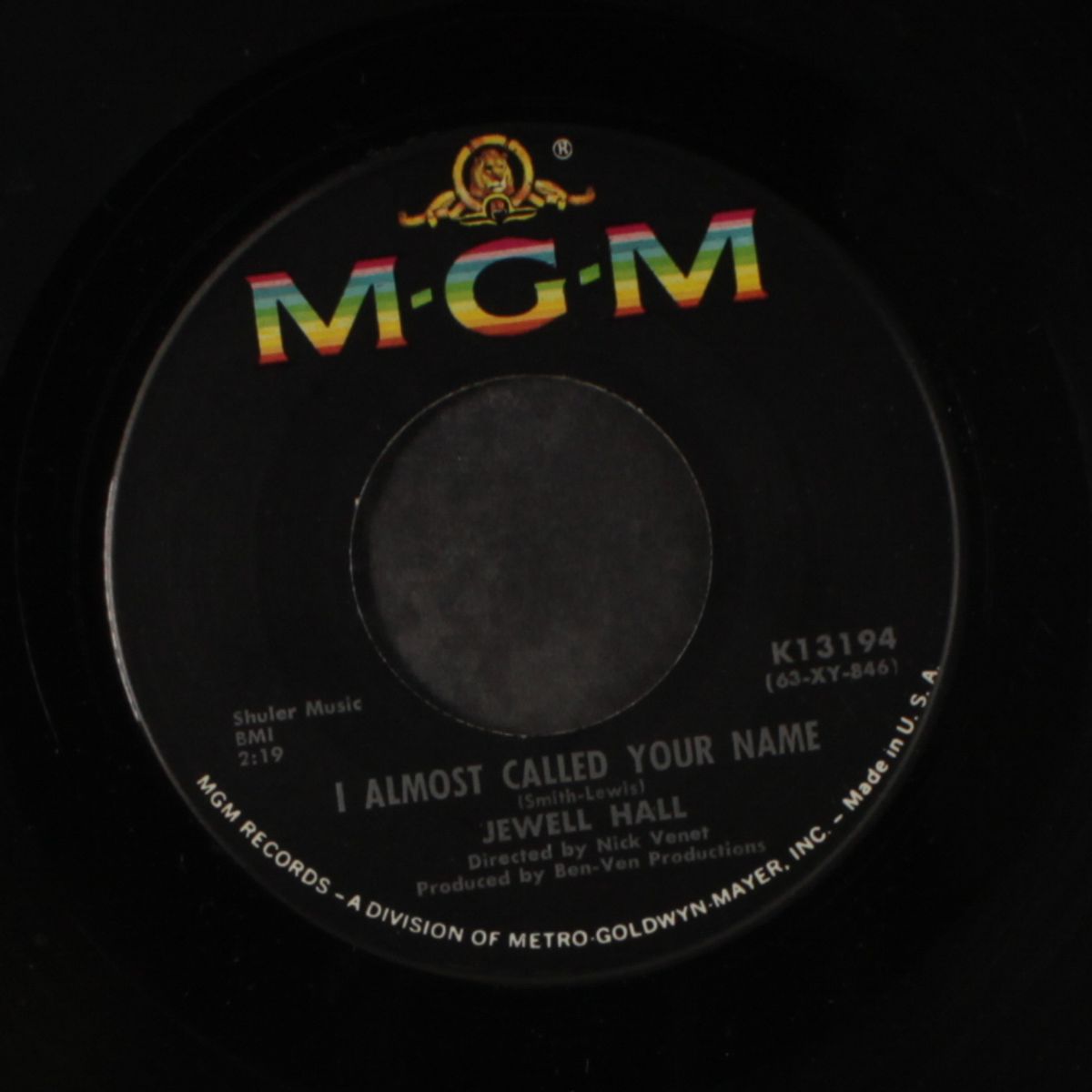 i almost called your name / i'm the one who loves you by JEWELL HALL