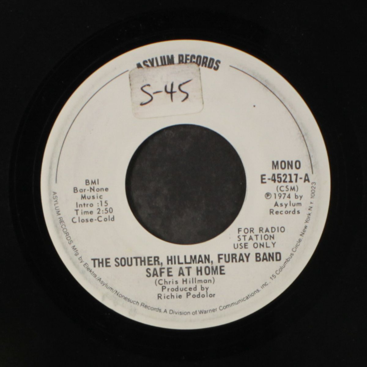 border town / safe at home by SOUTHER, HILLMAN, FURAY BAND